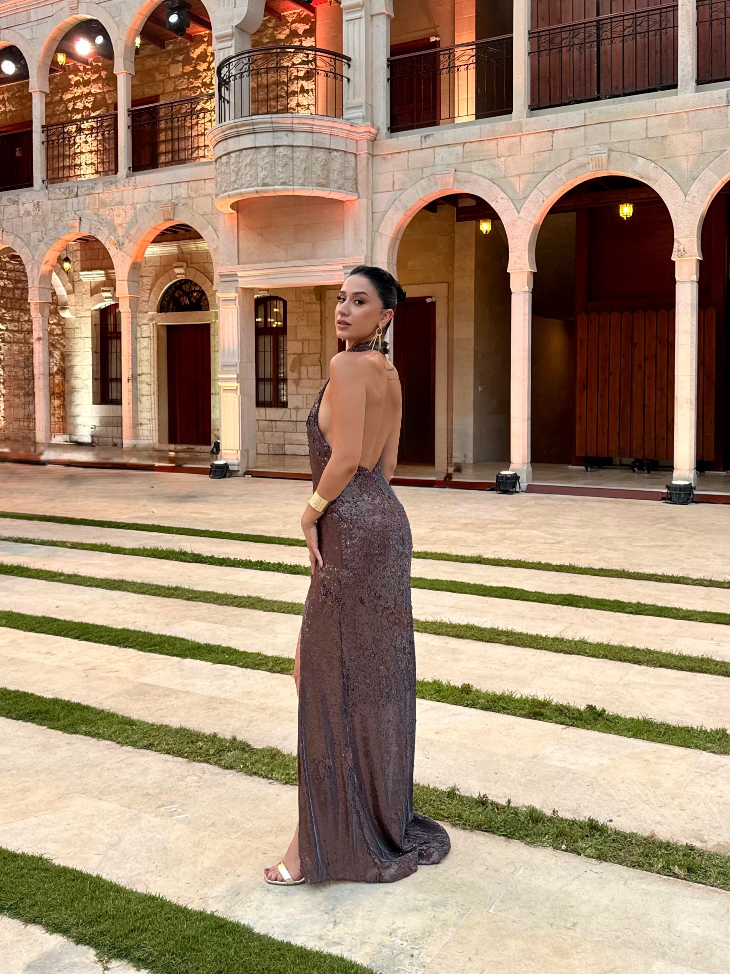 Brown Sequin
